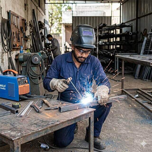 Welding work